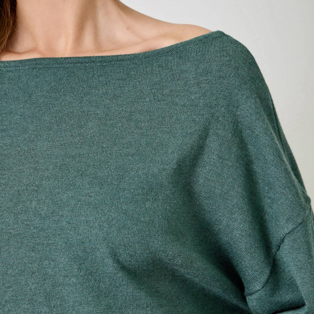 Off Shoulder Sweater Top