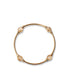 8mm Crystal Golden Shadow in Gold Blessing Bracelet