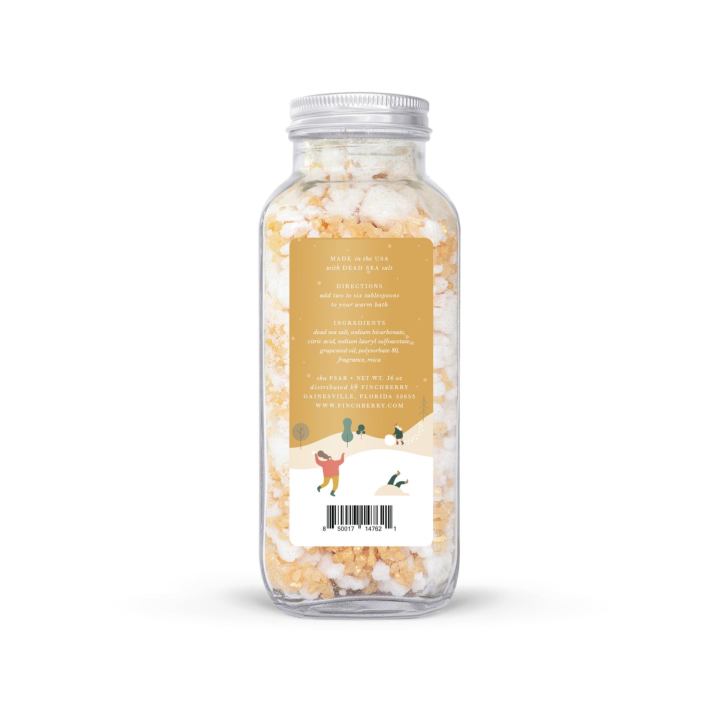 All is Bright Relaxing Holiday Fizzy Salt Soak