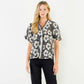 Puff Sleeve Floral Print Top