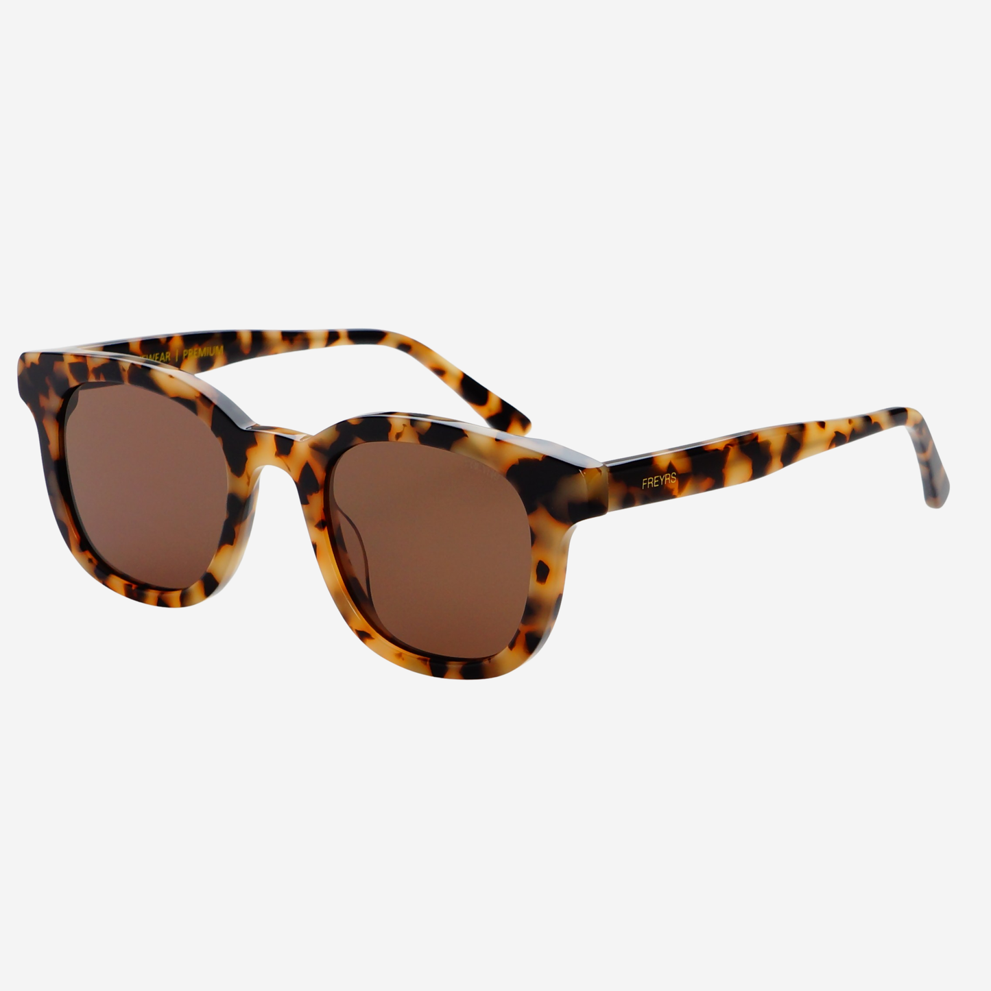Jasper Acetate Unisex Sunglasses: Milky Tortoise