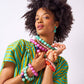 Iris Large Resin Bead Necklace Multi Wholesale