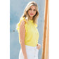 Yellow Ruffle Top