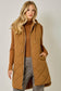 Quilted Puffer Long Hoodie Vest
