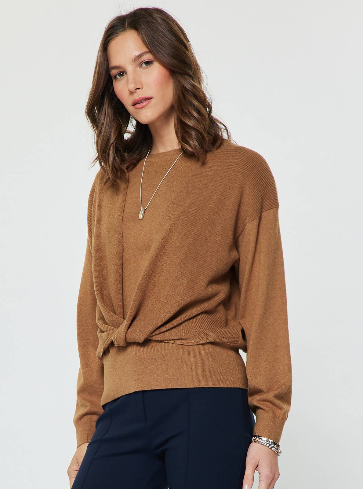 Twisted Knit Sweater Top