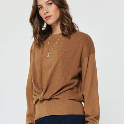 Twisted Knit Sweater Top