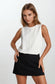 Brushed Modal Sleeveless Swing Top - Sage