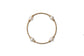 8mm Crystal White Swarovski Pearl in Gold Blessing Bracelet