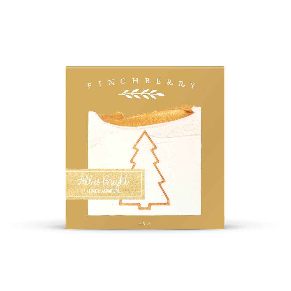 All is Bright Stocking Stuffer Vegan Holiday Boxed Soap