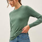 Soft Crew Neck Knit Sweater
