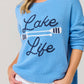 "LAKE LIFE" Relaxed Fit Sweater