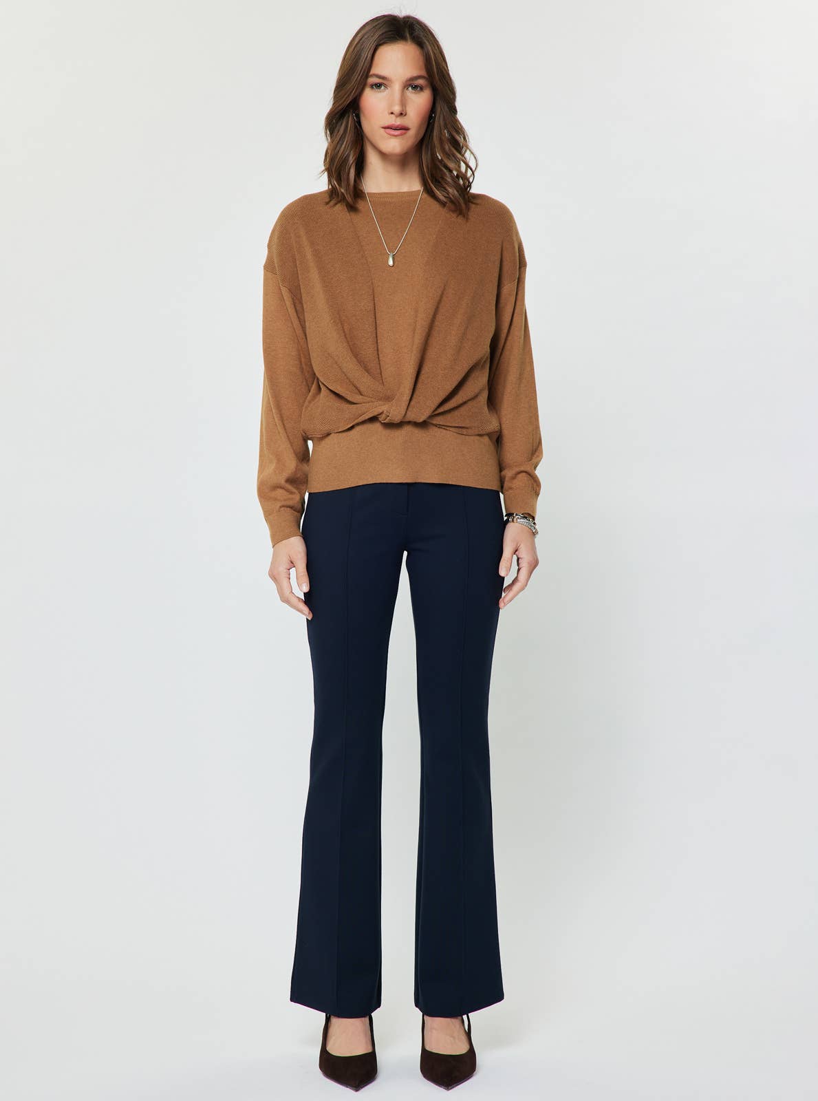 Twisted Knit Sweater Top