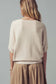 Relaxed Dolman Sleeve Knit Sweater Top
