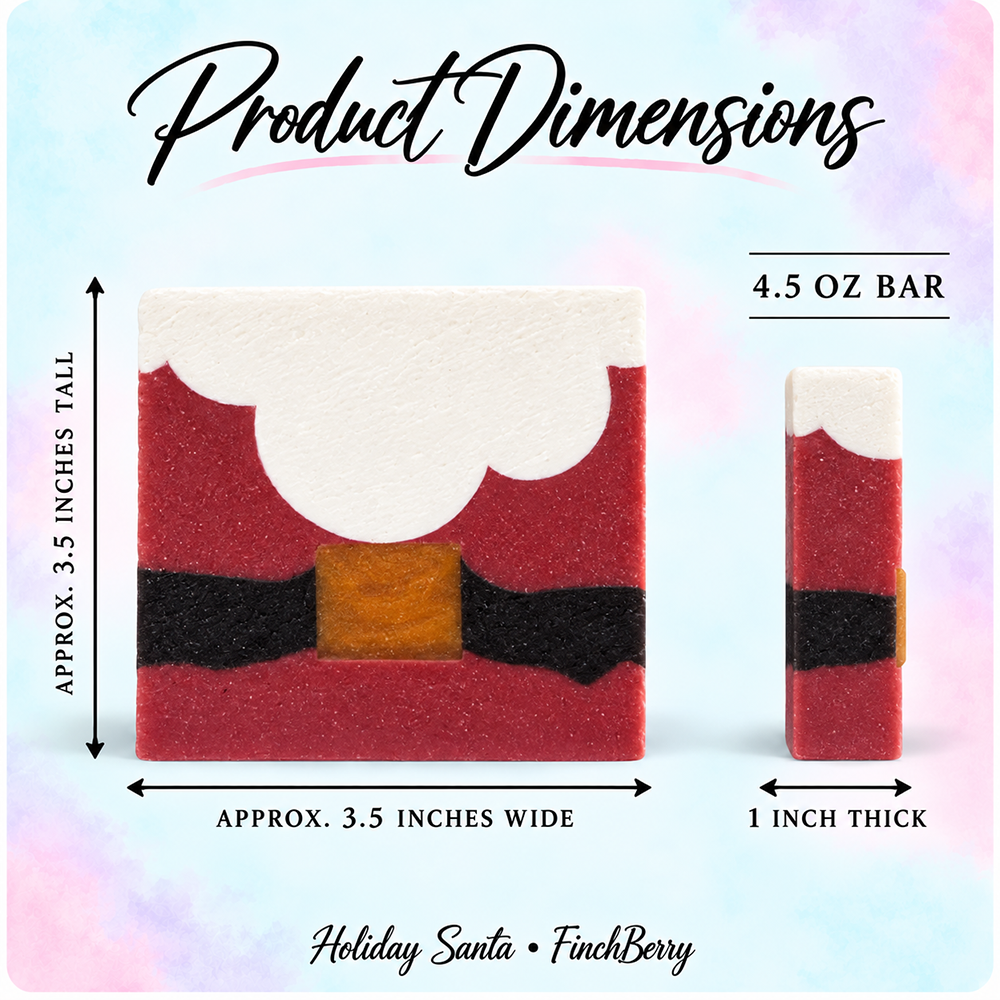Santa Stocking Stuffer Vegan-Friendly Holiday Boxed Soap