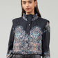 Floral Paisley Cropped Quilted Vest