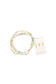 3 Row Glass Beads Bracelet in Rock Candy