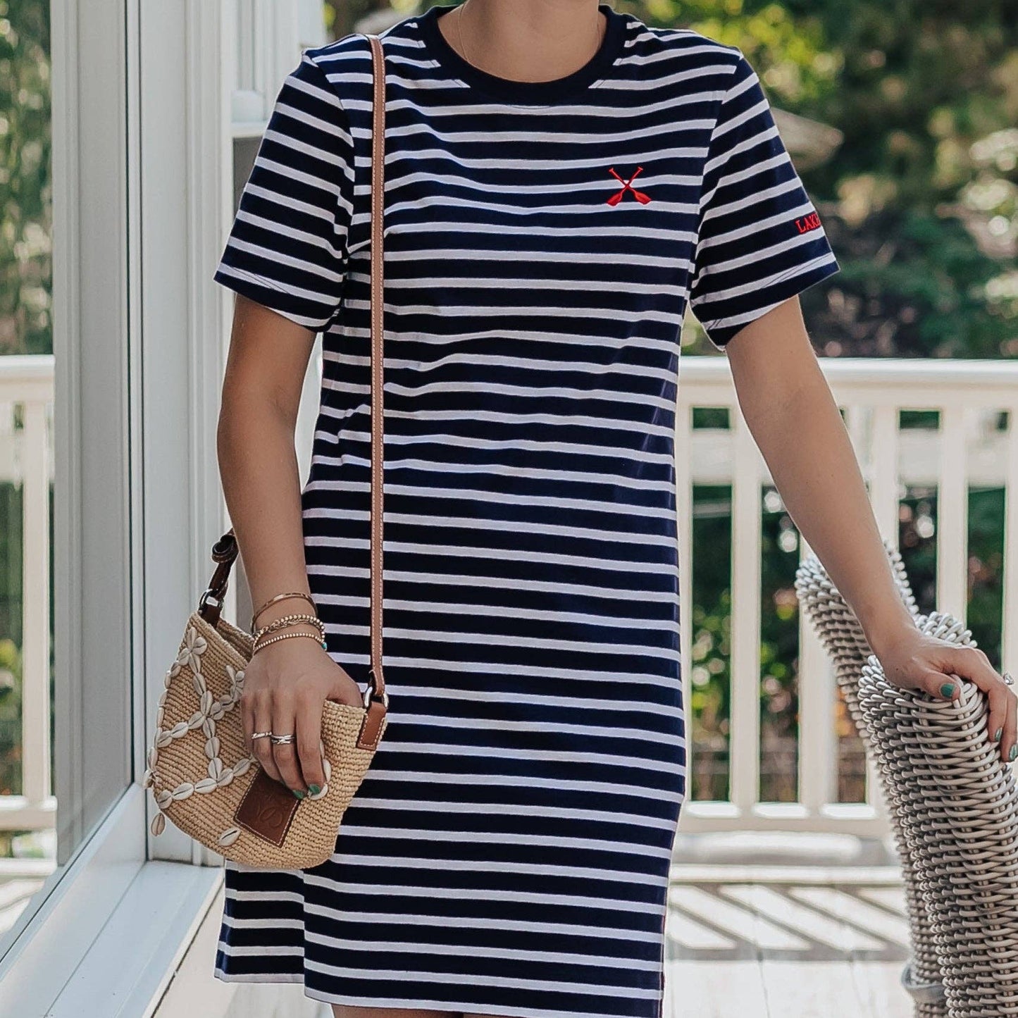 Lakegirl Stripe Tee Shirt Dress