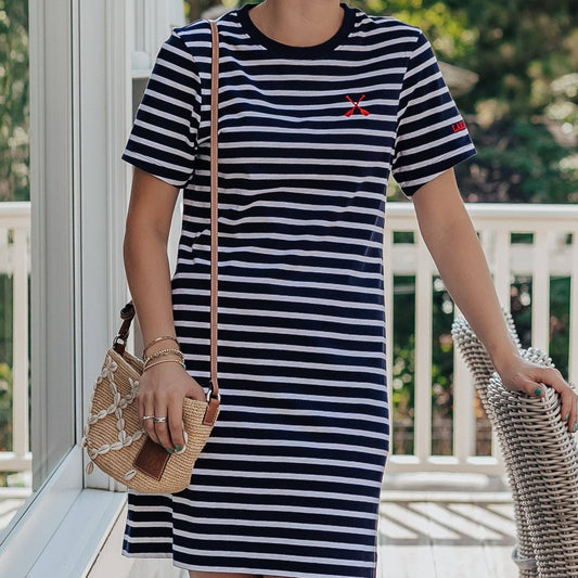 Lakegirl Stripe Tee Shirt Dress