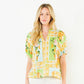 Short Sleeve Floral Print Top