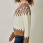 Fuzzy Fair Isle Sweater