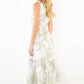 Zipper Long Leaf Dress