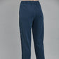 Contrast Satin Trim Detail Lounge Pants