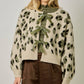 Front Bow Tied Leopard Cardigan