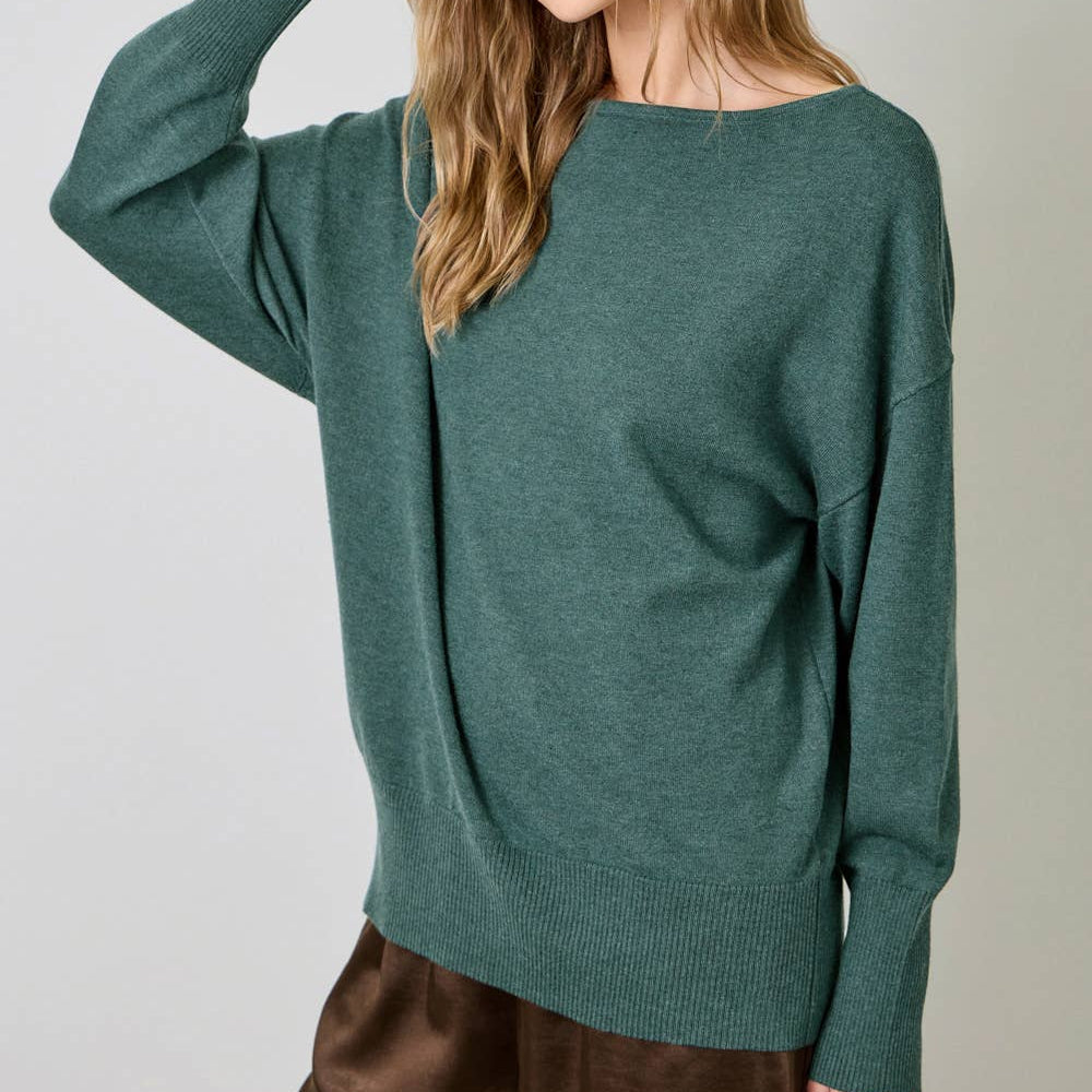 Off Shoulder Sweater Top