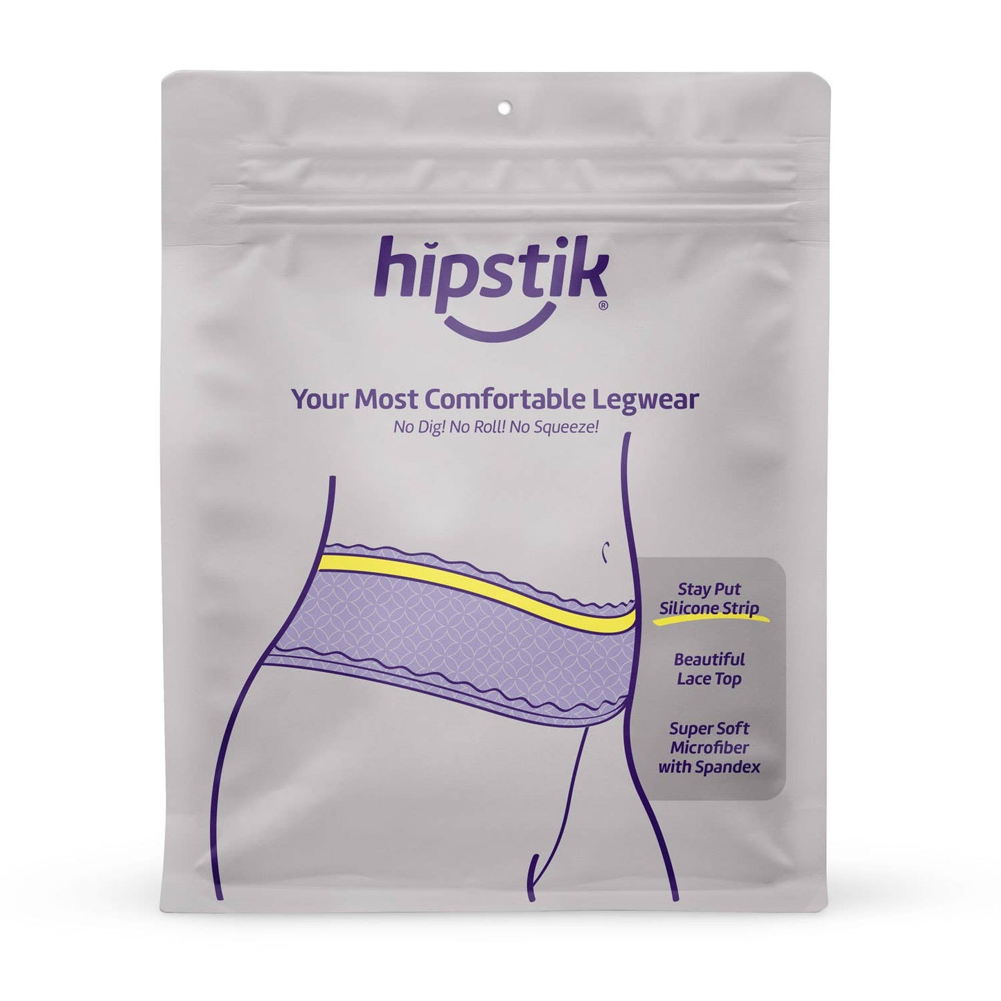 Black Opaque Tights - Hipstik All-Day Comfort Legwear