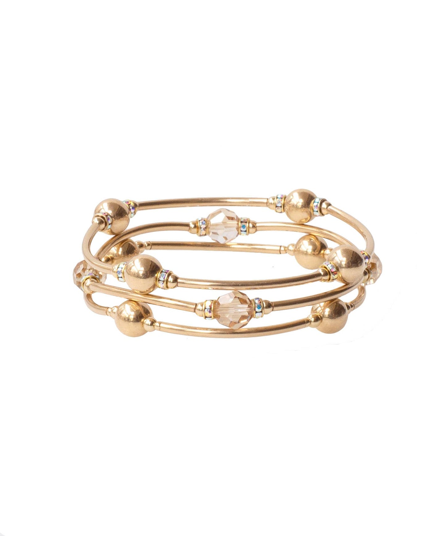 8mm Gold Finish Blessing Bracelet