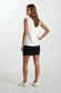 Brushed Modal Sleeveless Swing Top - Sage