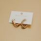 Flirty Fantasy Oval Hoop Earrings - Waterproof