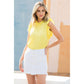 Yellow Ruffle Top