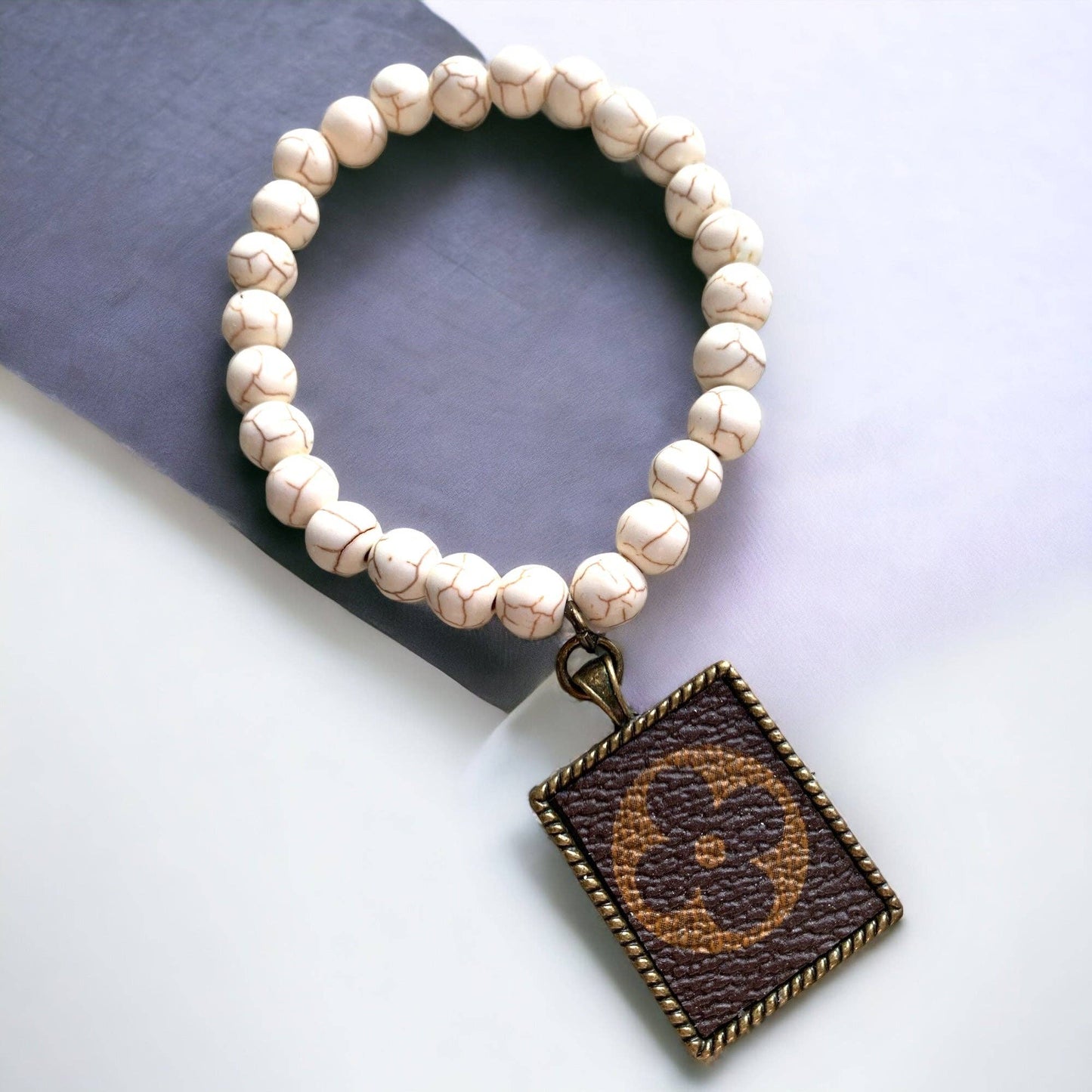 Howlite White 8mm Bracelet