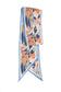 Blue Leafy Double Sided Scarf