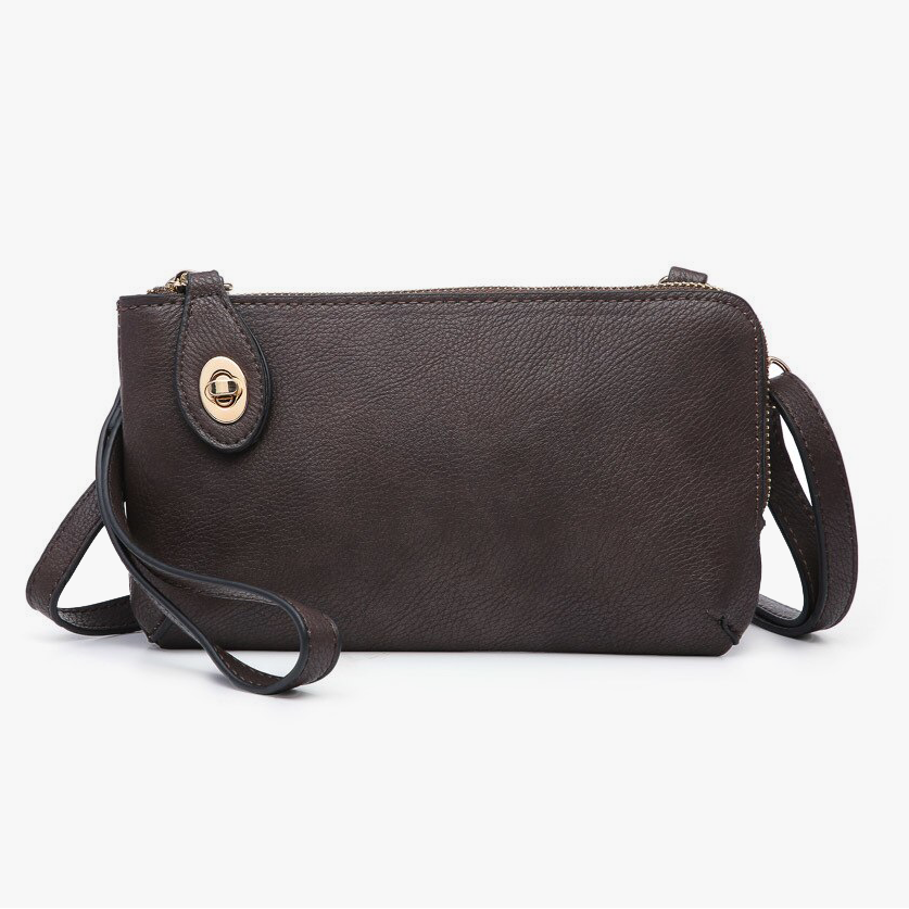 Kendall Twist Lock Crossbody/Wristlet Bag