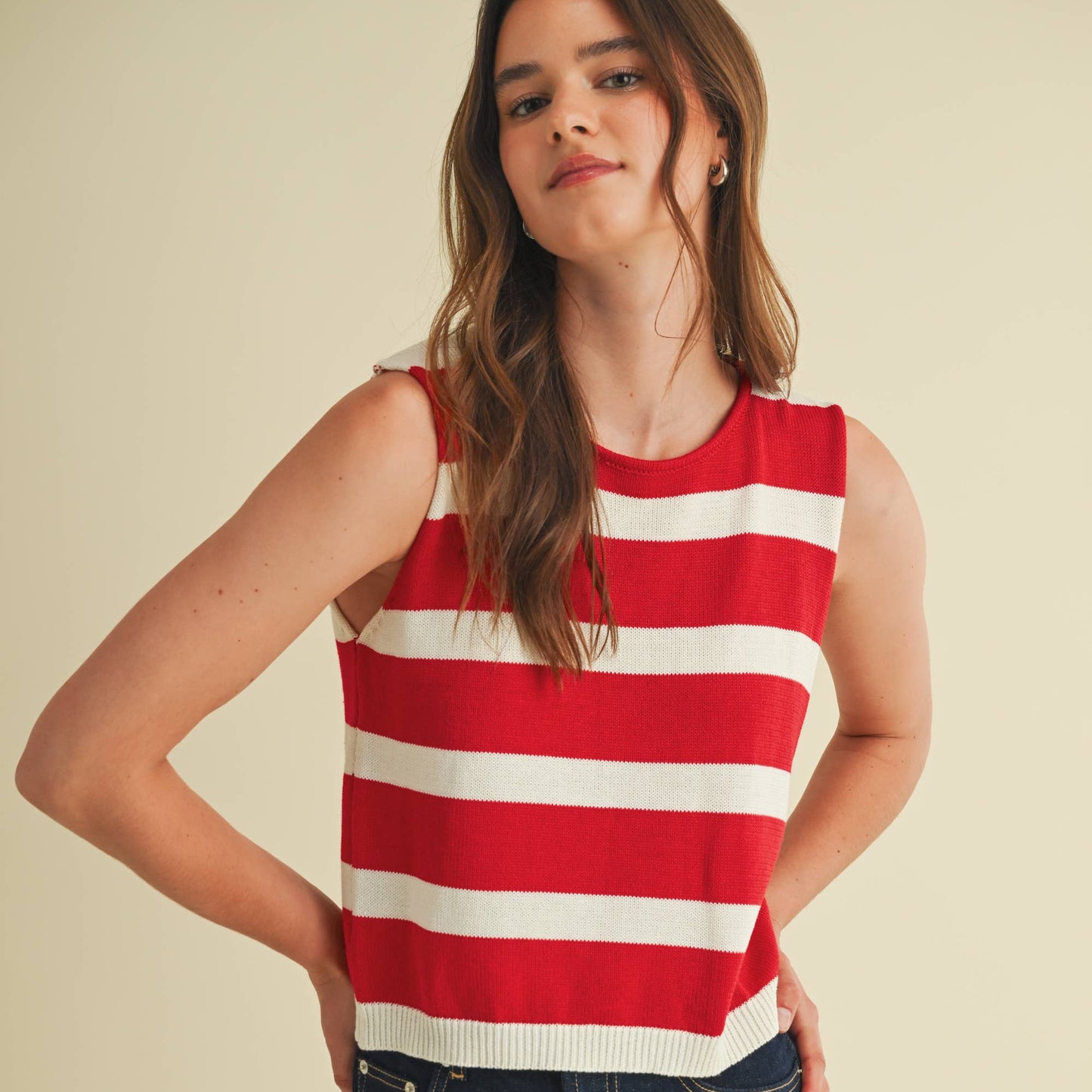 Americana Sweater Tank