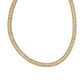 16+ Emerald Cut Tennis Necklace