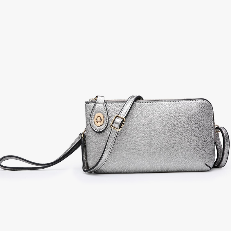 Kendall Twist Lock Crossbody/Wristlet Bag