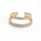 Bold and Beautiful Diamond Hoop Earrings - WATERPROOF