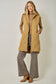 Quilted Puffer Long Hoodie Vest