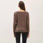 Dolman Sleeve Fine Gauge Boatneck Sweater