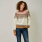 Fuzzy Fair Isle Sweater