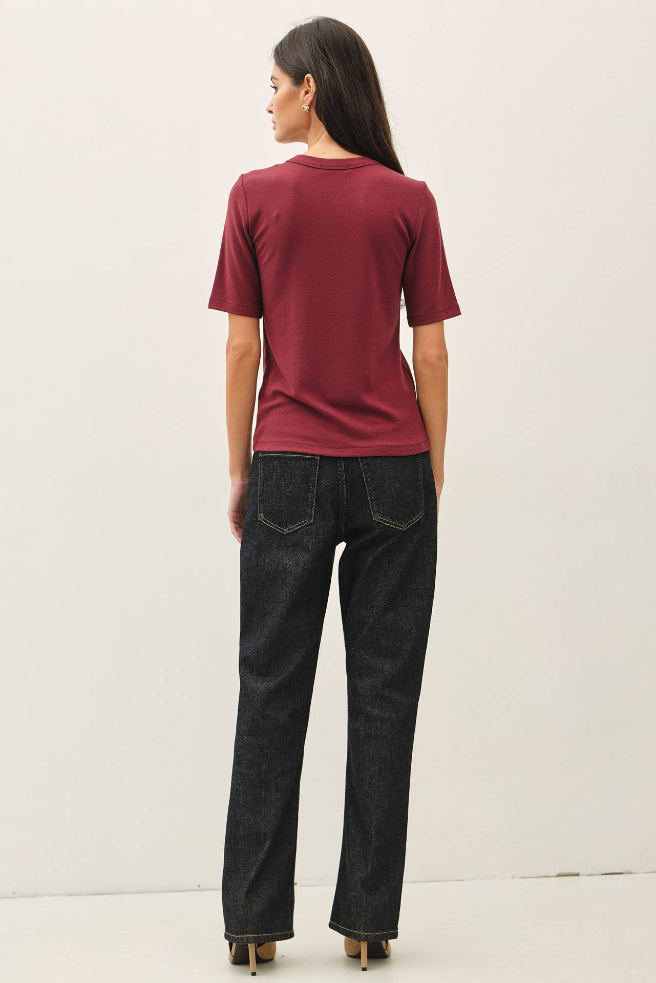 Ultra Soft Basic Short Sleeve Top