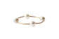 12mm White Swarovski Pearl Gold Blessing Bracelet