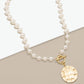Pearl & Charm Collar Necklace