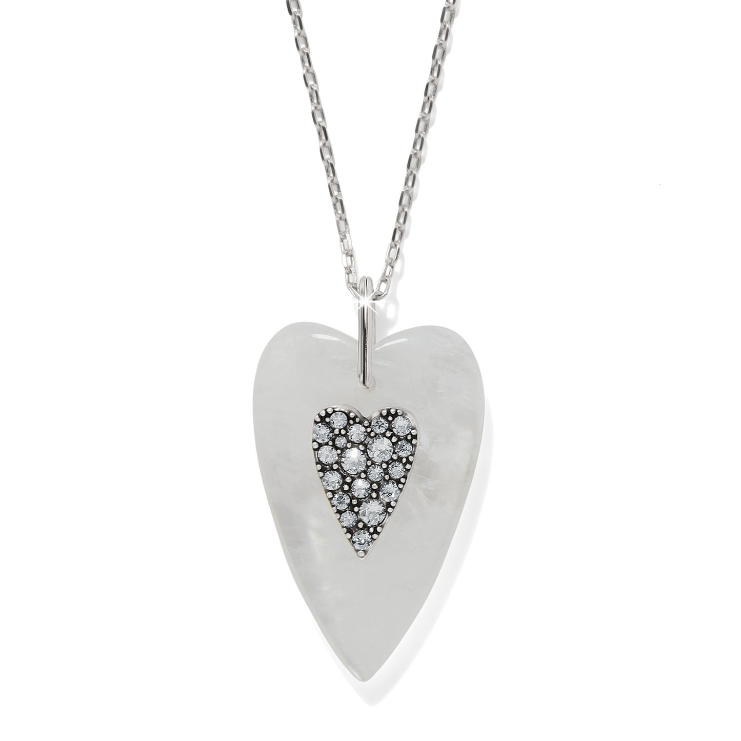 Love Messages B You Crystal Quartz Necklace