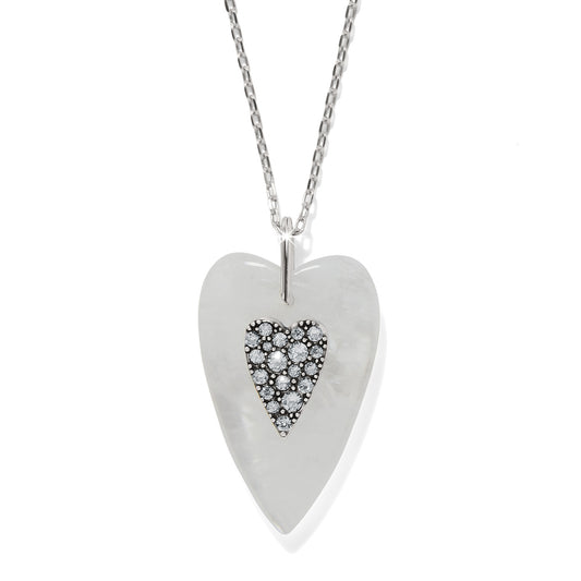 Love Messages B You Crystal Quartz Necklace
