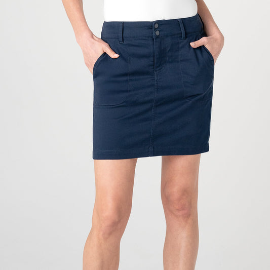 Liverpool Utility Skort 17 Inch Center Front